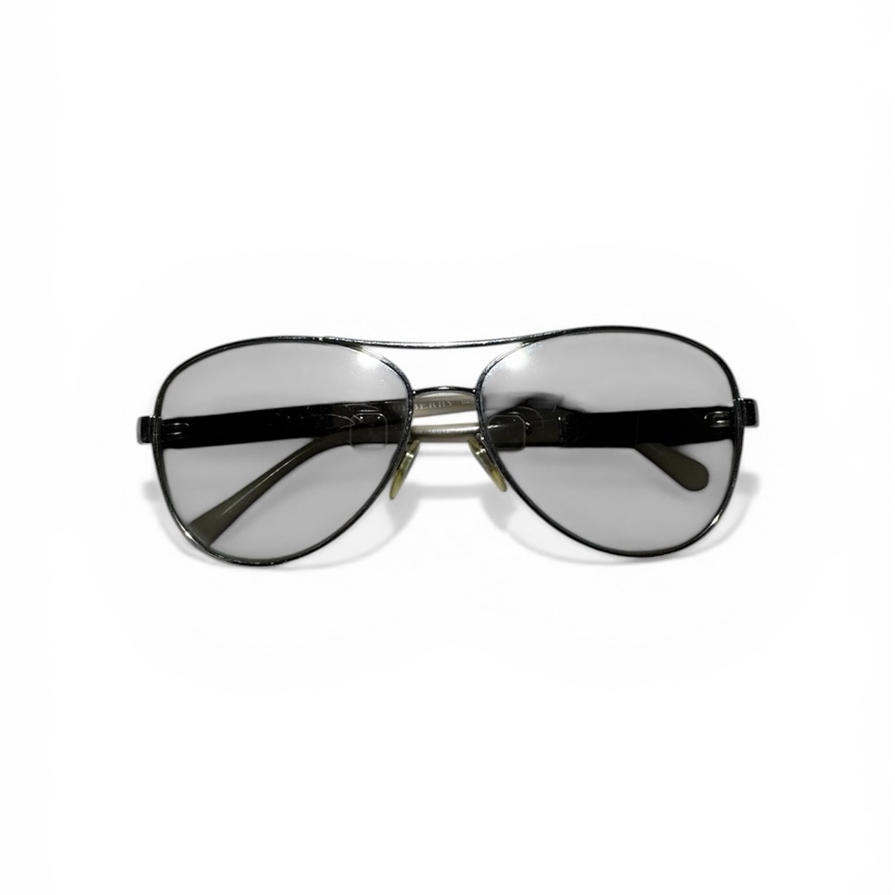 Burberry Black Frame Sunglasses with Gray Lenses